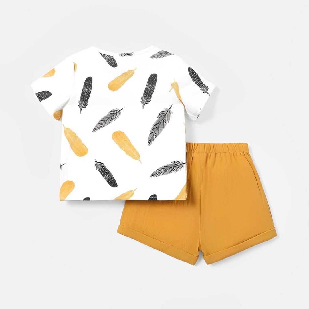Feather Printed Kids wear