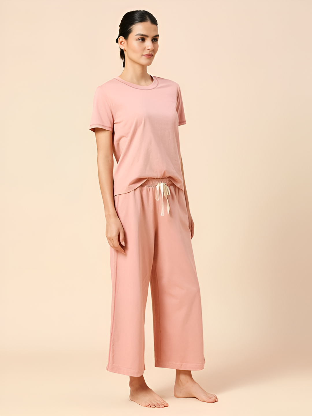 Essential Pink Solid Co-ord set