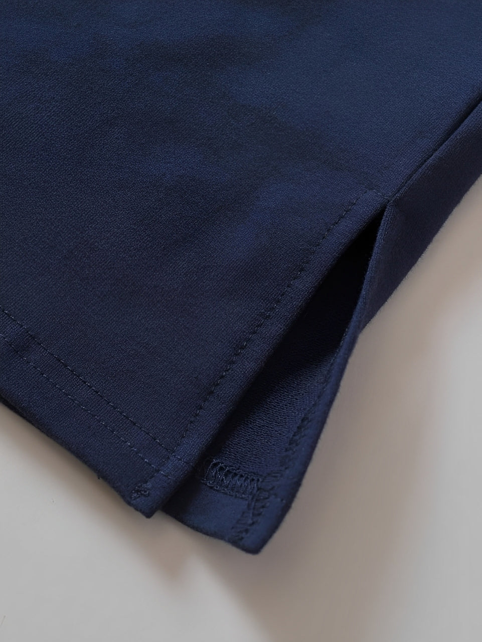 Navy Blue Button-Up Shirt & Capri Co-Ord Set