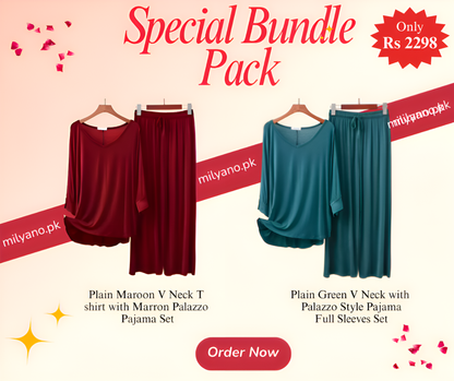 Plain Loungewear Pack of 2 (B)