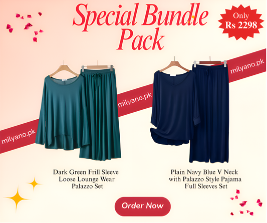 Plain Loungewear Pack of 2 (C)