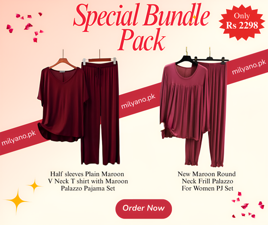 Plain Loungewear Pack of 2 (A)
