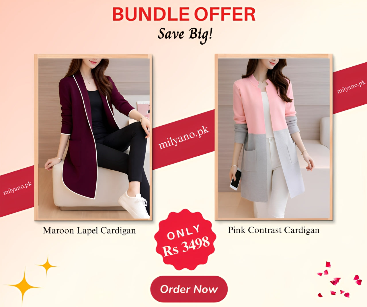 Women Cardigan Pack Of 2 (I)