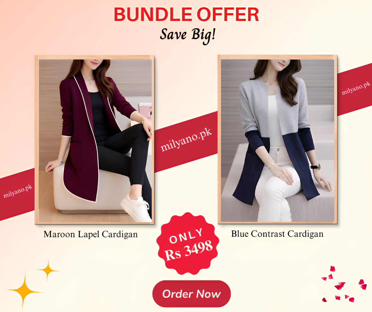Women Cardigan Pack Of 2 (J)