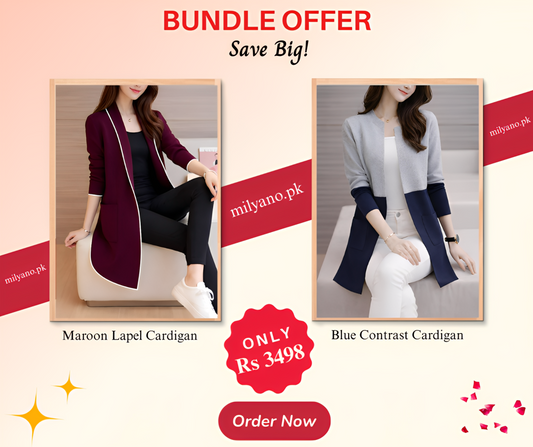 Women Cardigan Pack Of 2 (J)