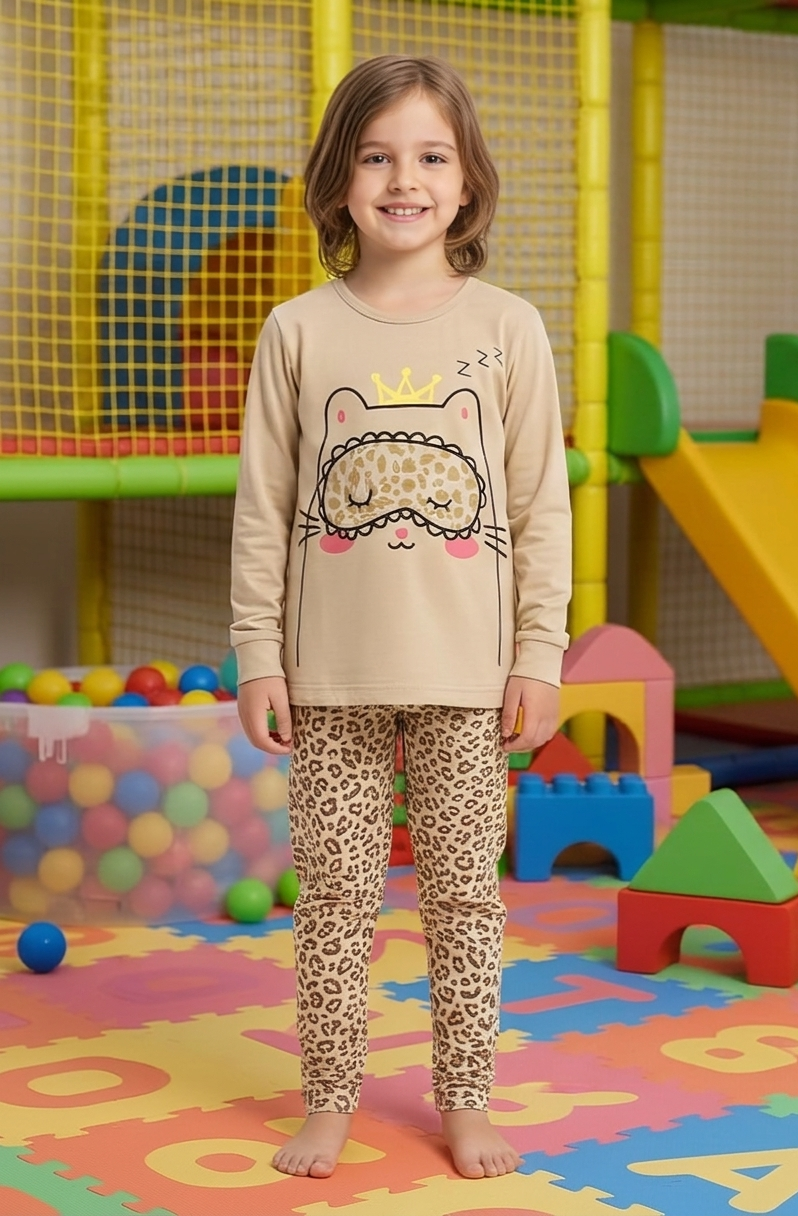Little Print Kitten Print Kids wear