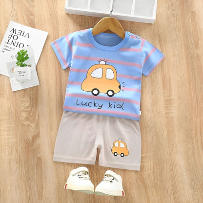 Lucky Kid Car Print kids wear